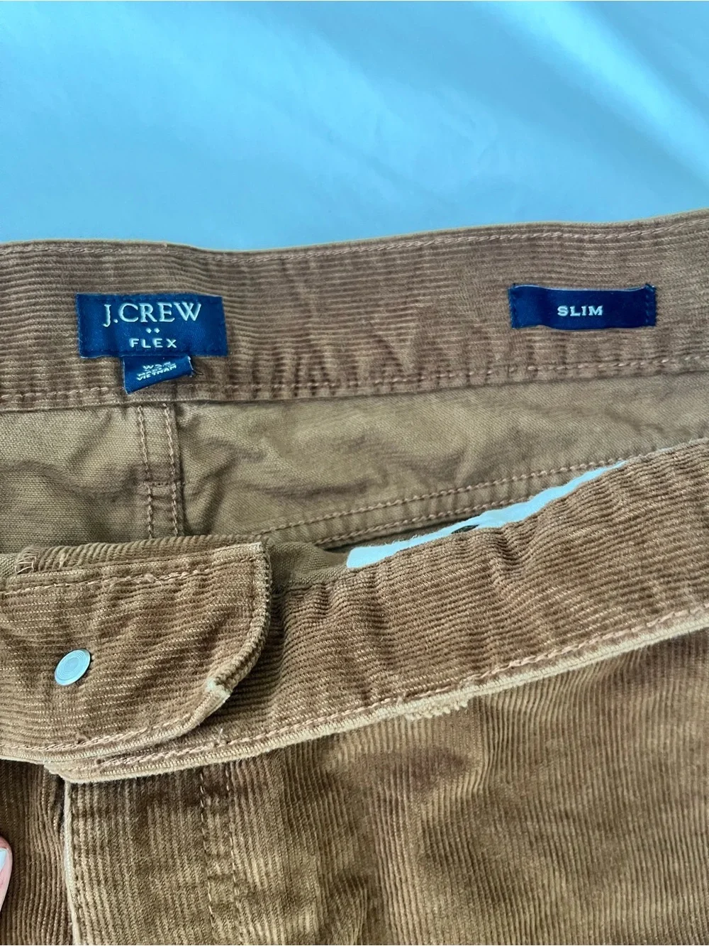 J.Crew Flex Slim Fit Corduroy Pants - Brown